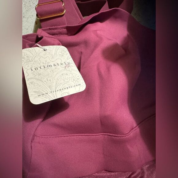 Free People Naomi Longline Bra Thick Adjustable Straps NEW WITH TAGS NWT XL - Picture 5 of 5